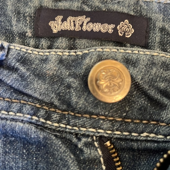 y2k denim low rise micro mini shorts Size 5 - Picture 4 of 9